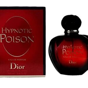 Hypnotic Poison is a captivating fragrance by Dior, presented in a luxurious red bottle. The design is elegant and sophisticated, perfect for a bold statement.